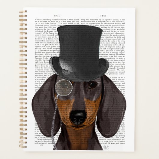 Dachshund, Formele hond en Pet Planner (Voorkant)