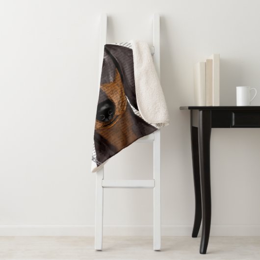 Dachshund, Formele hond en Pet Sherpa Deken (In situ)