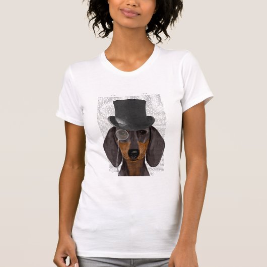 Dachshund, Formele hond en Pet T-shirt (Voorkant)