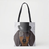 Dachshund, Formele hond en Pet Tote Bag (Voorkant)