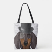 Dachshund, Formele hond en Pet Tote Bag (Achterkant)