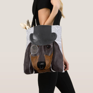 Dachshund, Formele hond en Pet Tote Bag
