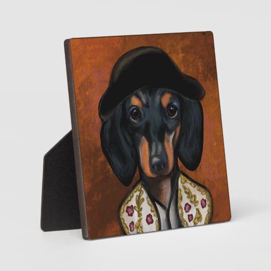 DACHSHUND FOTOPLAAT (Voorkant)
