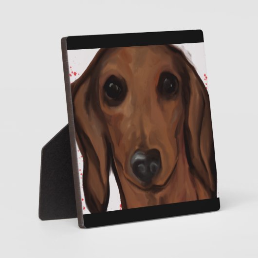 DACHSHUND FOTOPLAAT (Voorkant)