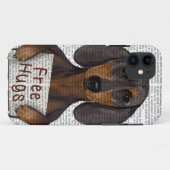 Dachshund Free Hugs Case-Mate iPhone Case (Achterkant (horizontaal))