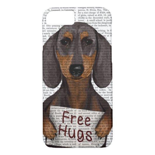 Dachshund Free Hugs Case-Mate iPhone Case (Achterkant)
