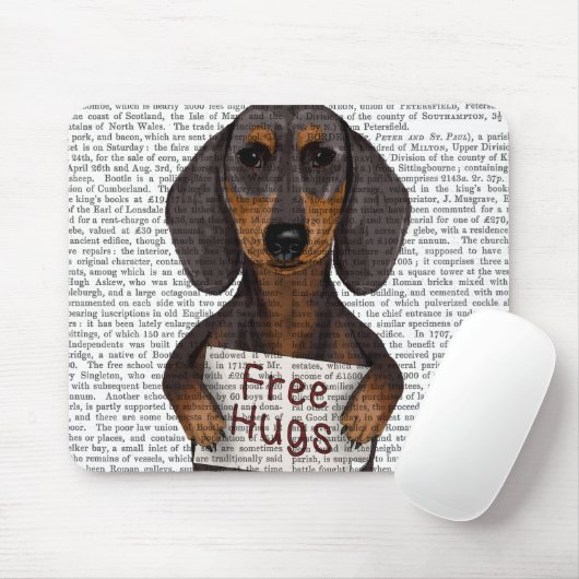 Dachshund Free Hugs Muismat (Met muis)