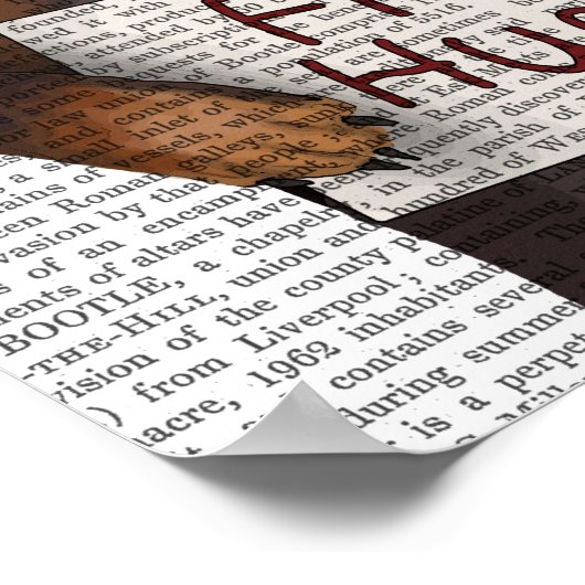 Dachshund Free Hugs Poster (Hoek)