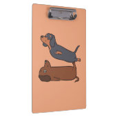 Dachshund Funny gift|Gift for Dachshund Dog Mom Klembord (Rechts)