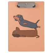 Dachshund Funny gift|Gift for Dachshund Dog Mom Klembord (Voorkant)