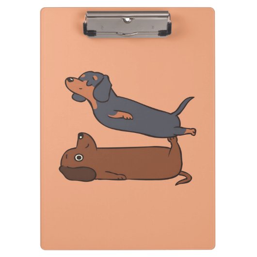 Dachshund Funny gift|Gift for Dachshund Dog Mom Klembord (Voorkant)