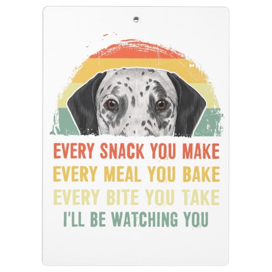 Dachshund Funny Weiner Dog Short Sassy Klembord (Achterkant)