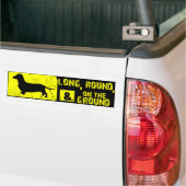 Dachshund Funny Wiener Dog Bumpersticker - (Op Truck)