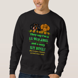 Dachshund Funny Wiener Dog Ik ben gewoon een Gemin Trui