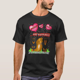 Dachshund Funny Wiener Dog Understanding Love Trus T-shirt