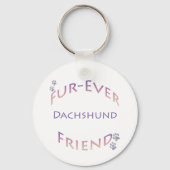 Dachshund Furever Sleutelhanger (Voorkant)