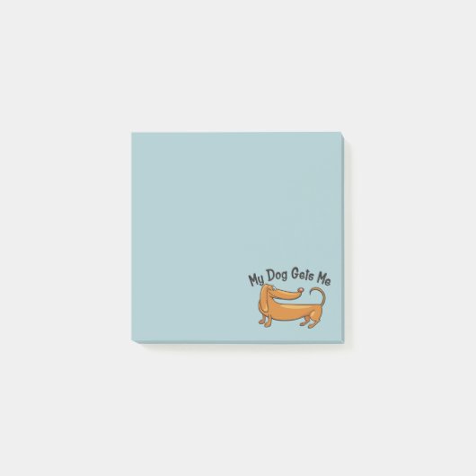 Dachshund Geeft Me Post-it® Notities Notes (Voorkant)