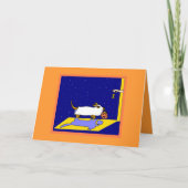 DACHSHUND GHOST-KAART KAART (Voorkant)