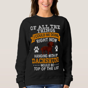 Dachshund Gif Dog Owner Trui