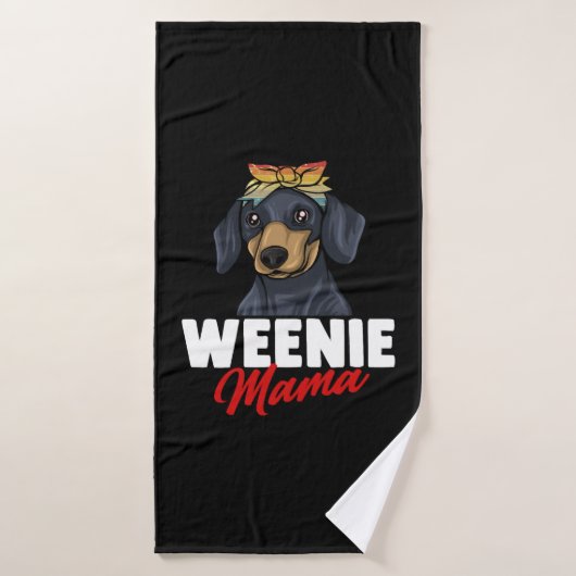 Dachshund Gift Dixie Wiener Doxie Dackel Badhanddoek (Badhanddoek)