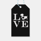 Dachshund Gift Dixie Wiener Doxie Dackel Cadeaulabel (Voorkant)