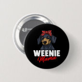 Dachshund Gift Dixie Wiener Doxie Dackel Ronde Button 5,7 Cm (Voorkant /achterkant)