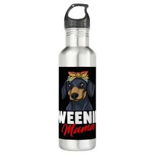Dachshund Gift Dixie Wiener Doxie Dackel Waterfles