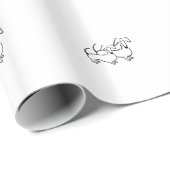 Dachshund Gift Wrap Cadeaupapier (Rol Hoek)