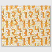 Dachshund Gift Wrapping Paper Cadeaupapier (Vlak)