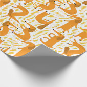 Dachshund Gift Wrapping Paper Cadeaupapier (Hoek)