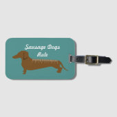 Dachshund Gifts Bagagelabel (Voorkant (horizontaal))
