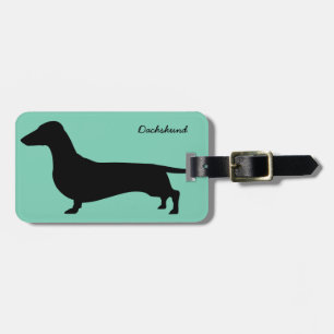 Dachshund Gifts Bagagelabel
