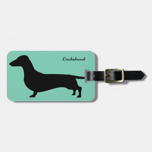 Dachshund Gifts Bagagelabel (Voorkant horizontaal)