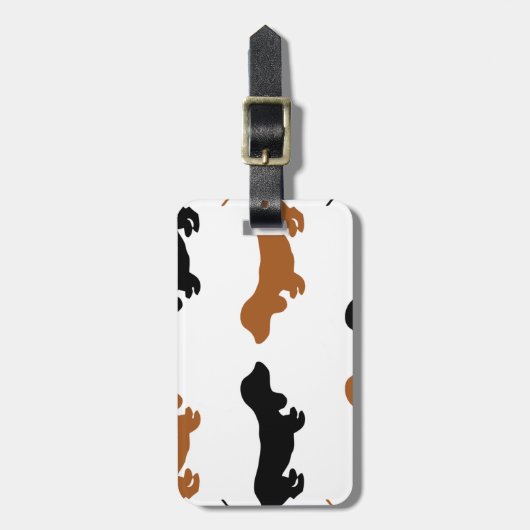 Dachshund Gifts Bagagelabel (Voorkant verticaal)