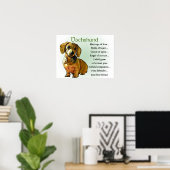 Dachshund Gifts Dachshund Posters Prints (Thuiskantoor)
