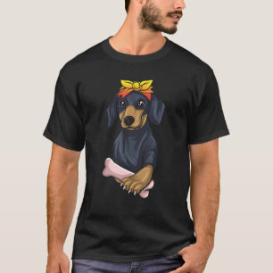 Dachshund Gifts for Women Kinder Dixie Dachshunds  T-shirt