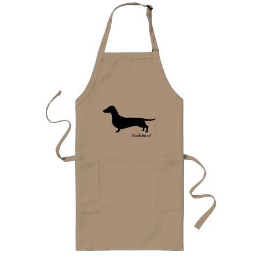 Dachshund Gifts Lang Schort (Voorkant)