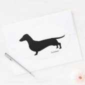 Dachshund Gifts Ovale Sticker (Envelop)