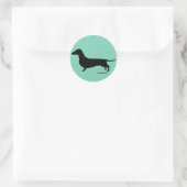 Dachshund Gifts Ronde Sticker (Tas)
