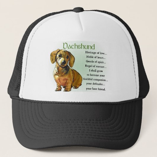Dachshund Gifts Trucker Pet (Voorkant)