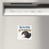 Dachshund Gifts - Woof Magneet (Insitu (Vaatwasser))