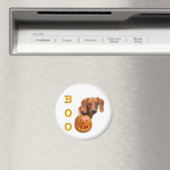 Dachshund (glad) Boo Magneet (Insitu (Vaatwasser))
