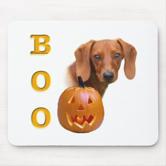 Dachshund (glad) Boo Muismat (Voorkant)