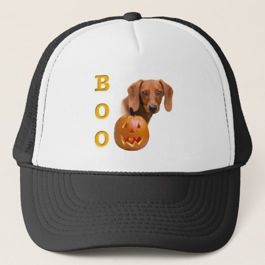 Dachshund (glad) Boo Trucker Pet (Voorkant)