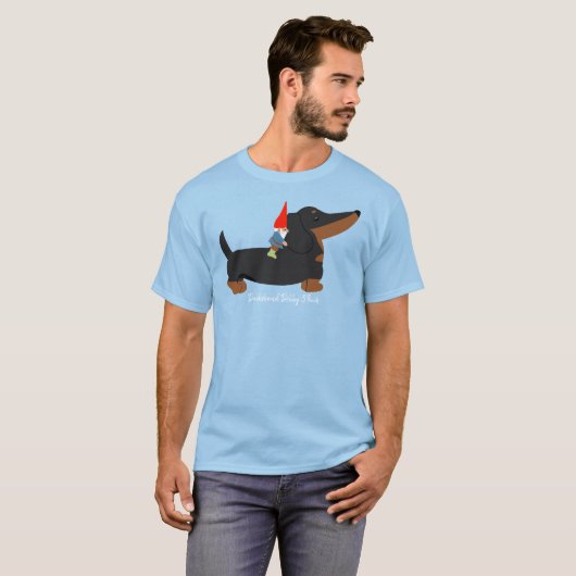 Dachshund Gnome Tshirt (Voorkant volledig)