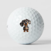 Dachshund Golfballen (Voorkant)