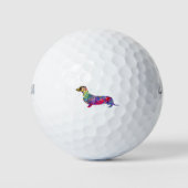 Dachshund Golfballen (Voorkant)