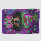 Dachshund Golfhanddoek (Horizontaal)