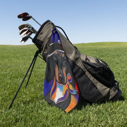 DACHSHUND GOLFHANDDOEK (Groen)