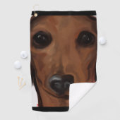 DACHSHUND GOLFHANDDOEK (Insitu)